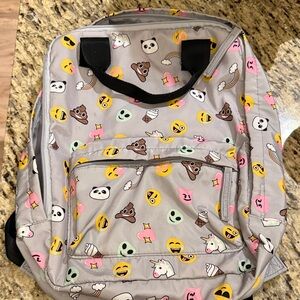 Emoji Print Kids Backpack